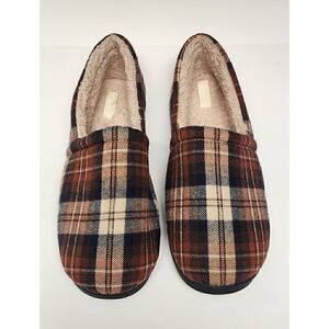 Royal Class MEN'S MEMORY FOAM SLIPPERS GREEN BLACK Size 13